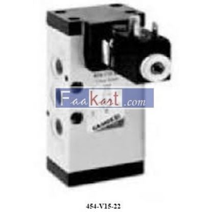 Picture of 454-V15-22 CAMOZZI  5/2-way solenoid valve, G1/4, monostable - Mod. 454-V…