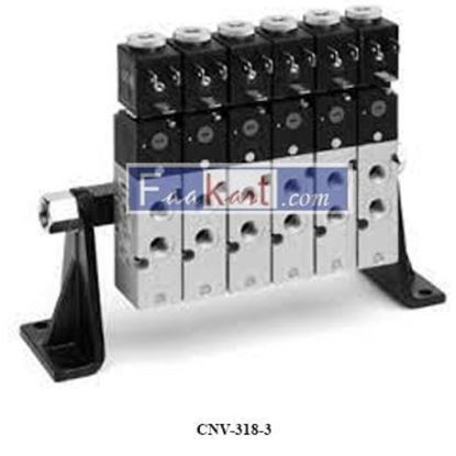 Picture of CNV-318-3 CAMOZZI Manifold bars with separate exhausts (low version)
