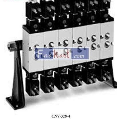 Picture of CNV-328-4 CAMOZZI Manifold bars with separate exhausts (high version) 2x feet 1x manifold