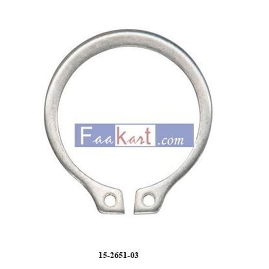Picture of 15-2651-03  RETAINING RING USED IN 3" PUMPS, STAINLESS STEEL