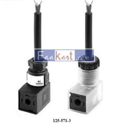 Picture of 125-571-3 CAMOZZI Connector Mod. 125-... DIN 43650 pitch 9.4 mm with cable