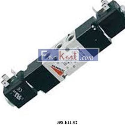 Picture of 358-E11-02 CAMOZZI 5/2-way solenoid valve, G1/8, bistable