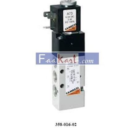 Picture of 358-016-02 CAMOZZI 5/2-way solenoid valve, G1/8, monostable