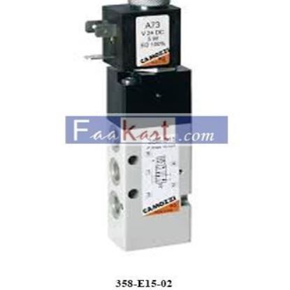 Picture of 358-E15-02 CAMOZZI 5/2-way solenoid valve, G1/8, monostable