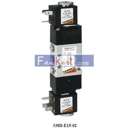 Picture of 338D-E15-02 CAMOZZI 2 x 3/2-way solenoid valve