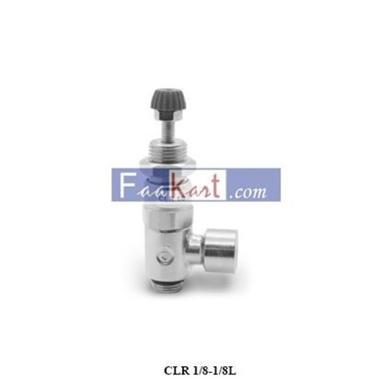 Picture of CLR 1/8-1/8L CAMOZZI Series CLR Micro pressure regulators with banjo