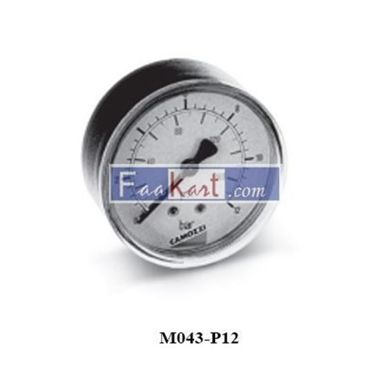 Picture of M043-P12 CAMOZZI Pressure gauges with rear connection