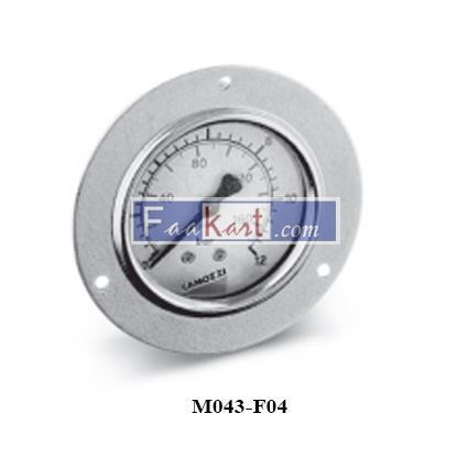 Picture of M043-F04 CAMOZZI Pressure gauges for panel mounting