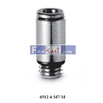 Picture of 6512 4-M7-M CAMOZZI Fittings Mod. 6512 Micro Metric-BSP Male Connector