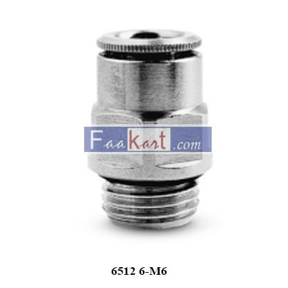 Picture of 6512 6-M6 CAMOZZI Fittings Mod. 6512 Metric-BSP Male Connector