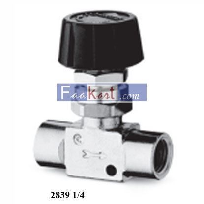 Picture of 2839 1/4 CAMOZZI Bidirectional flow control valves