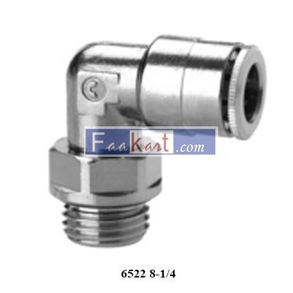 Picture of 6522 8-1/4 CAMOZZI Fittings Mod. 6522  Metric-BSP Swivel Male Elbow