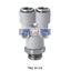 Picture of 7562 10-3/8 CAMOZZI Fittings  BSP Swivel Male Y