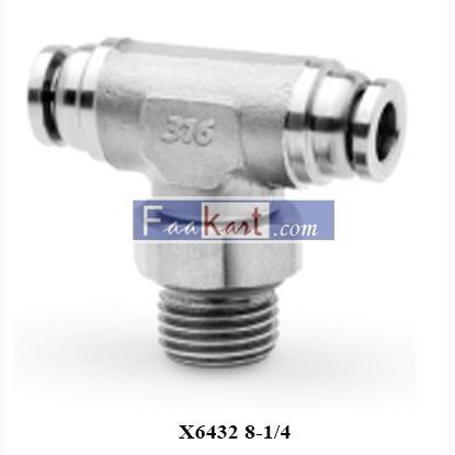 Picture of X6432 8-1/4 CAMOZZI Fittings  BSP Swivel Centre Tee