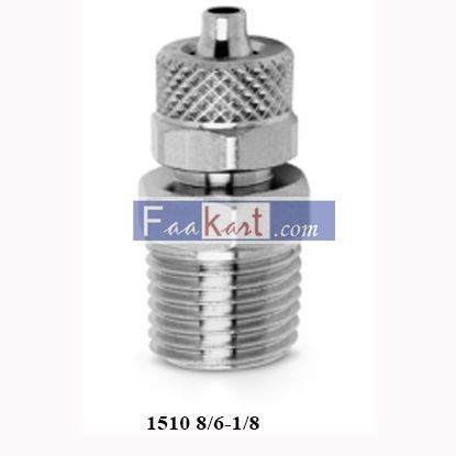 Picture of 1510 8/6-1/8 CAMOZZI Fittings Metric-BSPT Male Connector