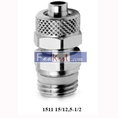 Picture of 1511 15/12,5-1/2 CAMOZZI Fittings Metric Male Connector Sprint®