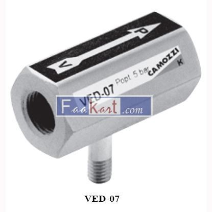Picture of VED-07 CAMOZZI TECHNICAL DATA Inline Ejectors