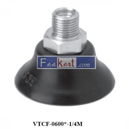 Picture of VTCF-0600*-1/4M CAMOZZI Suction pad VTCF-0600 to 0950 - male thread