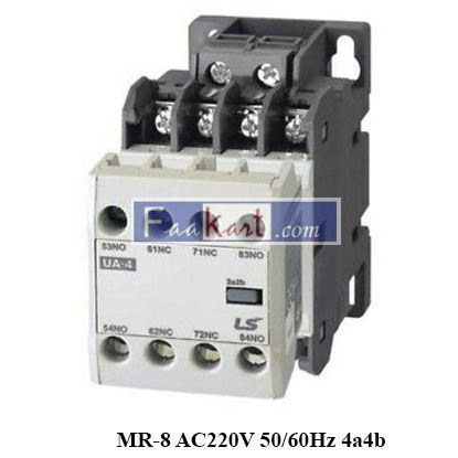 Picture of MR-8 AC220V 50/60Hz 4a4b Contactor Relay Compact Size Easy UA-4