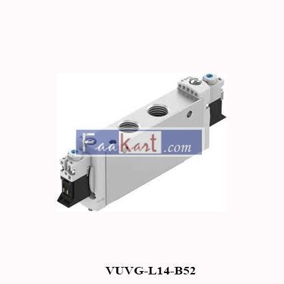 Picture of VUVG-L14-B52-T-G18-1P3 Festo Solenoid Valve 5/2-way valve 566500