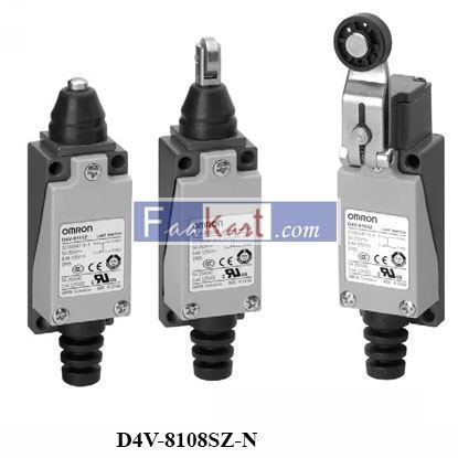 Picture of D4V-8108SZ-N OMRON Limit Switches Limit switch Adjusta ble roller