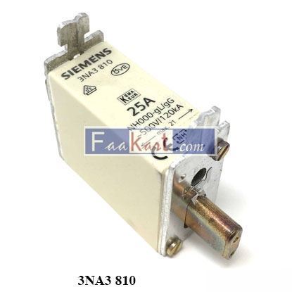 Picture of 3NA3 810 SIEMENS FUSE