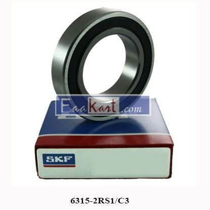 Picture of 6315 2RS1 C3 - SKF Deep Groove Bearings - 75x160x37mm