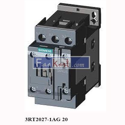 Picture of Siemens 3RT2027-1AG 20  Contactor