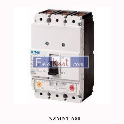 Picture of NZMN1-A80 259084 0004358709 EATON ELECTRIC Circuit-breaker, 3p, 80A