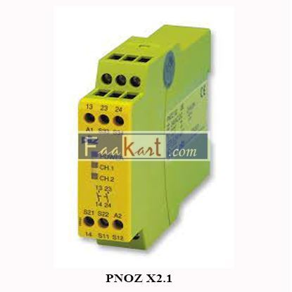Picture of PNOZ X2.1 PILZ SAFETY RELAY (24-30V DC)