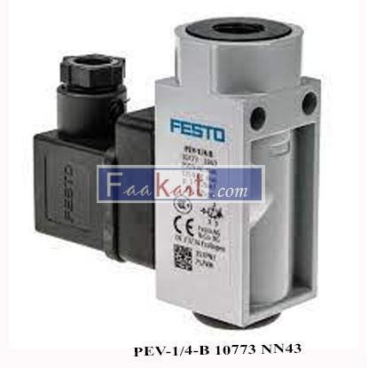 Picture of PEV-1/4-B 10773 NN43   FESTO PEV Pressure Switch