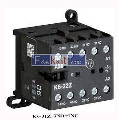 Picture of K6-31Z, 3NO+1NC 1 CONTROL RELAY