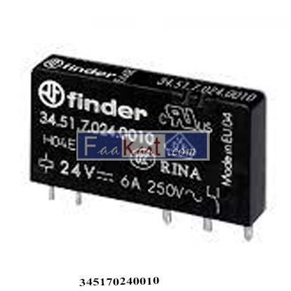 Picture of 345170240010 PCB Finder Relay  24 V DC 6 A 1