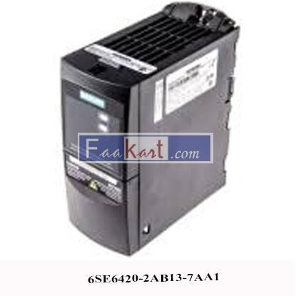 Picture of 6SE6420-2AB13-7AA1    Siemens MICROMASTER 420 Inverter Drive, 1-Phase In, 0 → 550Hz Out, 0.37 kW, 230 V ac, 4.6 A