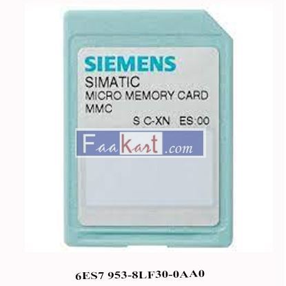 Picture of 6ES7 953-8LF30-0AA0 simatic s7, micro memory card  Siemens S7, MMC FOR S7-300/C7/ET 200, 64 KB