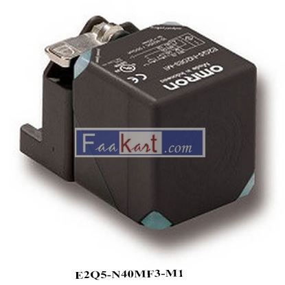Picture of E2Q5-N40MF3-M1 OMRON Long distance square inductive proximity sensor, 40 mm, unshielded, PNP , NO & NC
