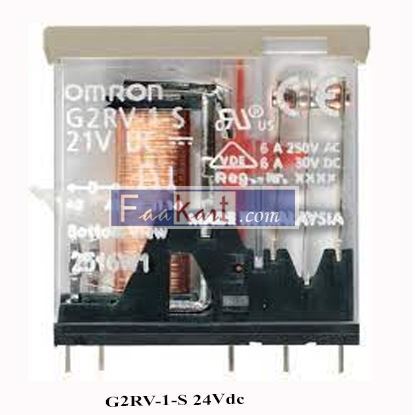 Picture of Omron G2RV-1-S 24Vdc General Purpose Relays 6A 21VDC