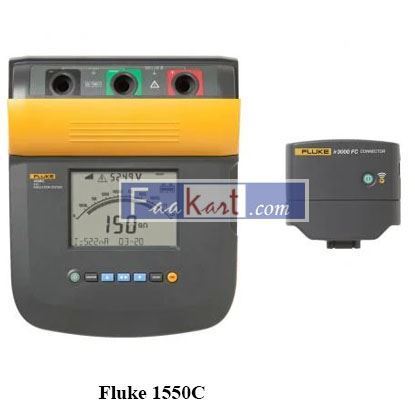 Picture of Fluke 1550C Insulation Resistance Tester 5 kV, with Measurement Storage and PC Interface