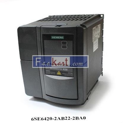 Picture of SIEMENS 6SE6420-2AB22-2BA0 FREQUENCY INVERTER