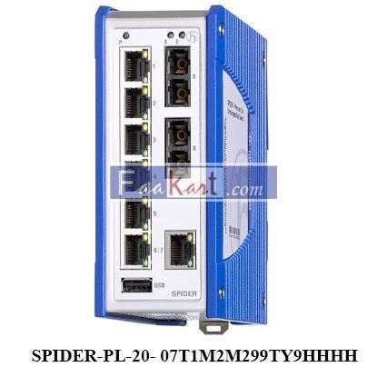 Picture of SPIDER-PL-20- 07T1M2M299TY9HHHH Hirschmann Ethernet Switch