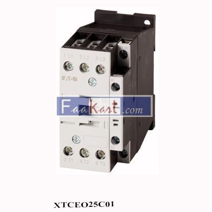 Picture of DILM25-01 XTCEO25C01 EATON MOTOR STARTER CONTACTORS