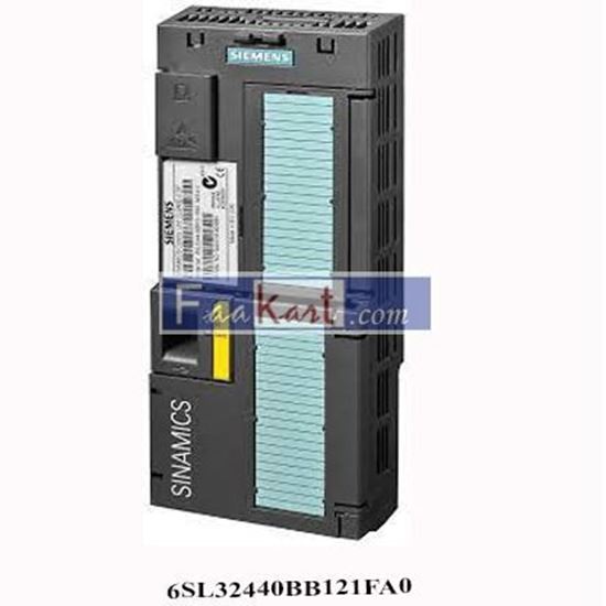 Picture of Siemens 6SL32440BB121FA0 CU240E-2 SINAMICS Control Unit, 73 mm W x 46 mm D, 24 VDC, 0.5 A, 0.5 to 400 hp