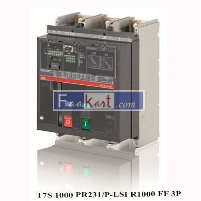 Picture of T7S 1000 PR231/P-LSI R1000 FF 3P  C.BREAKER ABB