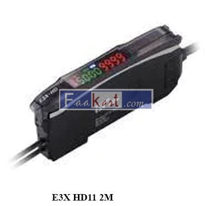 Picture of E3X HD11 2M OMRON Fibre Optic Transmitters, Receivers, Transceivers Smart Pwr, HI LED CBL, NPN