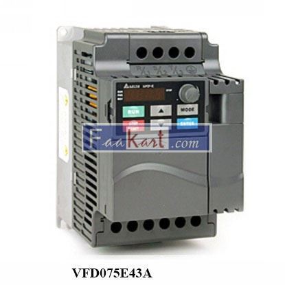 Picture of VFD075E43A  Delta VFD - Delta AC Drive 10HP, Input 3ph