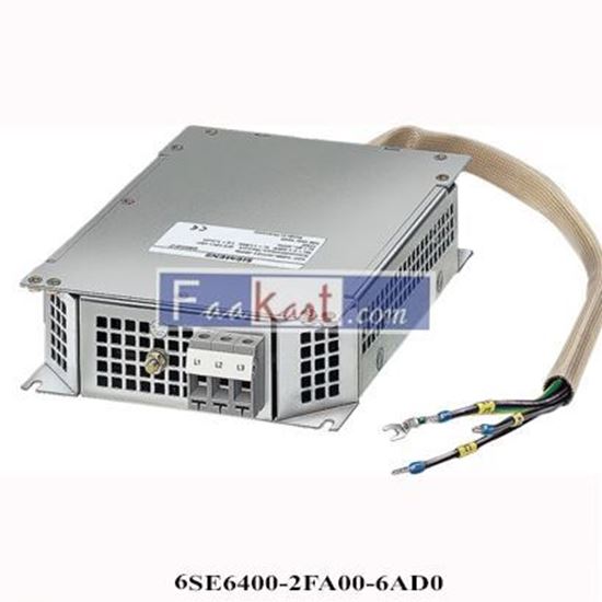 Picture of 6SE6400-2FA00-6AD0 - Line Filter, 200...480 VAC, 73 x 200 x 43.5 mm, Siemens