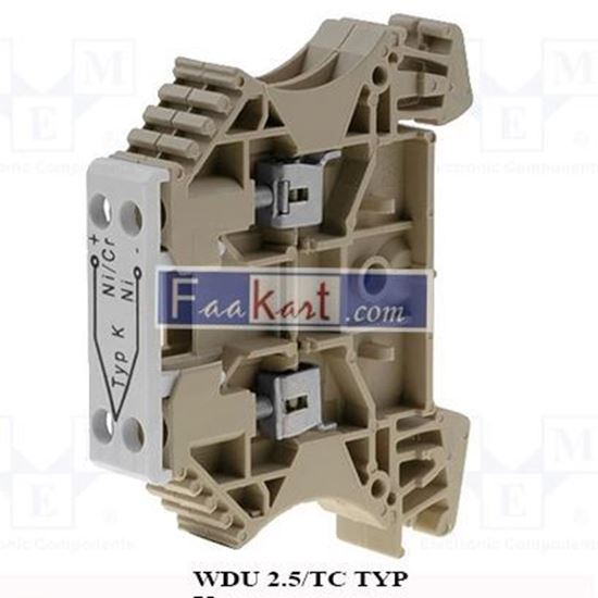 Picture of WDU 2.5/TC TYP K  1024100000 WEIDMÜLLER Splice terminal