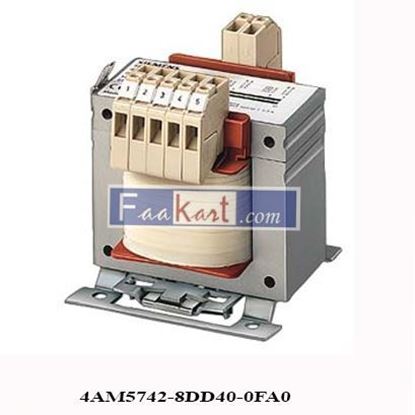 Picture of 4AM5742-8DD40-0FA0 SIEMENS TRANSFORMER SITAS; PHASES