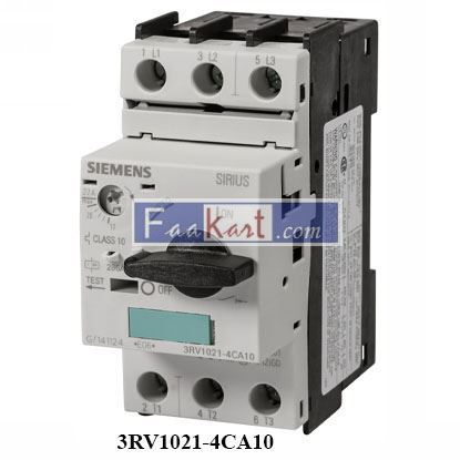 Picture of 3RV1021-4CA10 Siemens  Motor Protection Circuit Breaker