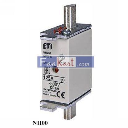 Picture of NH00, 125A Low Voltage HRC fuse